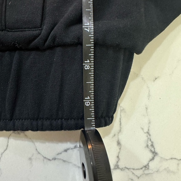 Fabletics Bobbie Glam Colorblock Cropped Jacket Black Full Zip size Large - Picture 13 of 16